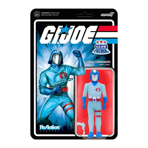 G.I. Joe ReAction Figures Cobra Commander (Glow Patrol) Wave 1b Exclusive Pop-O-Loco