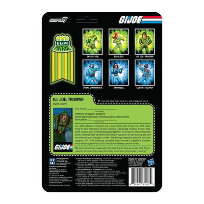 G.I. Joe ReAction Figures Greenshirt (Glow Patrol) Wave 1b Exclusive Pop-O-Loco