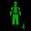 G.I. Joe ReAction Figures Snake Eyes (Glow Patrol) Wave 1b Exclusive - Pop-O-Loco - Super7