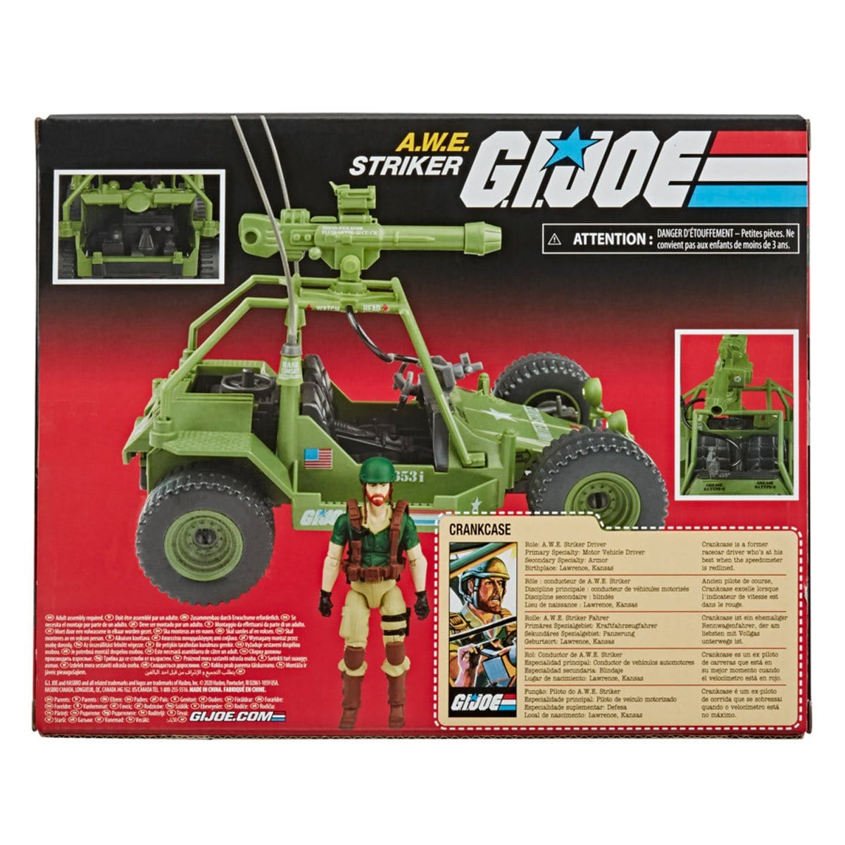 G.I. Joe Retro Collection A.W.E. Striker - Pop-O-Loco - Hasbro Pre-Order