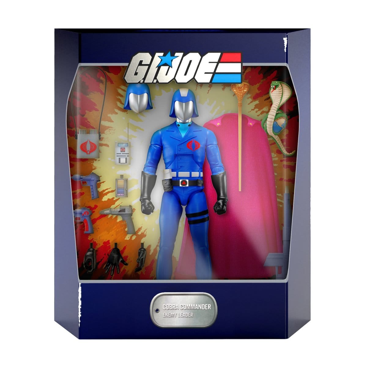 G.I. Joe Ultimates Cobra Commander 7-Inch Action Figure - Pop-O-Loco - Super7
