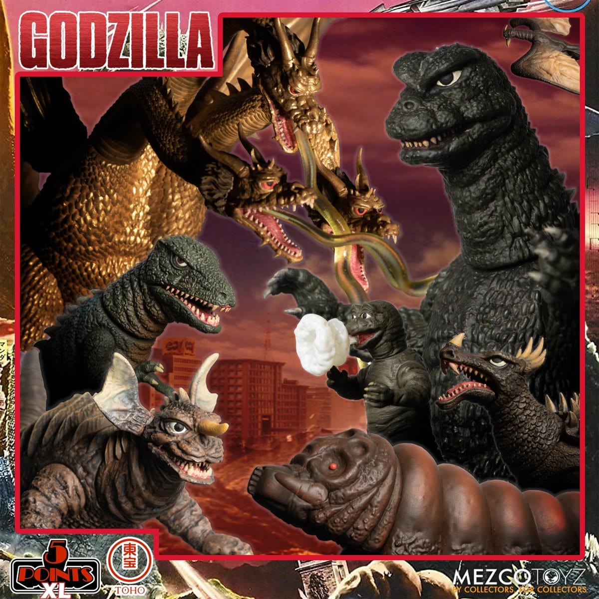 Godzilla: Destroy All Monsters (1968) 5 Points XL Round 2 Boxed Set Pop-O-Loco