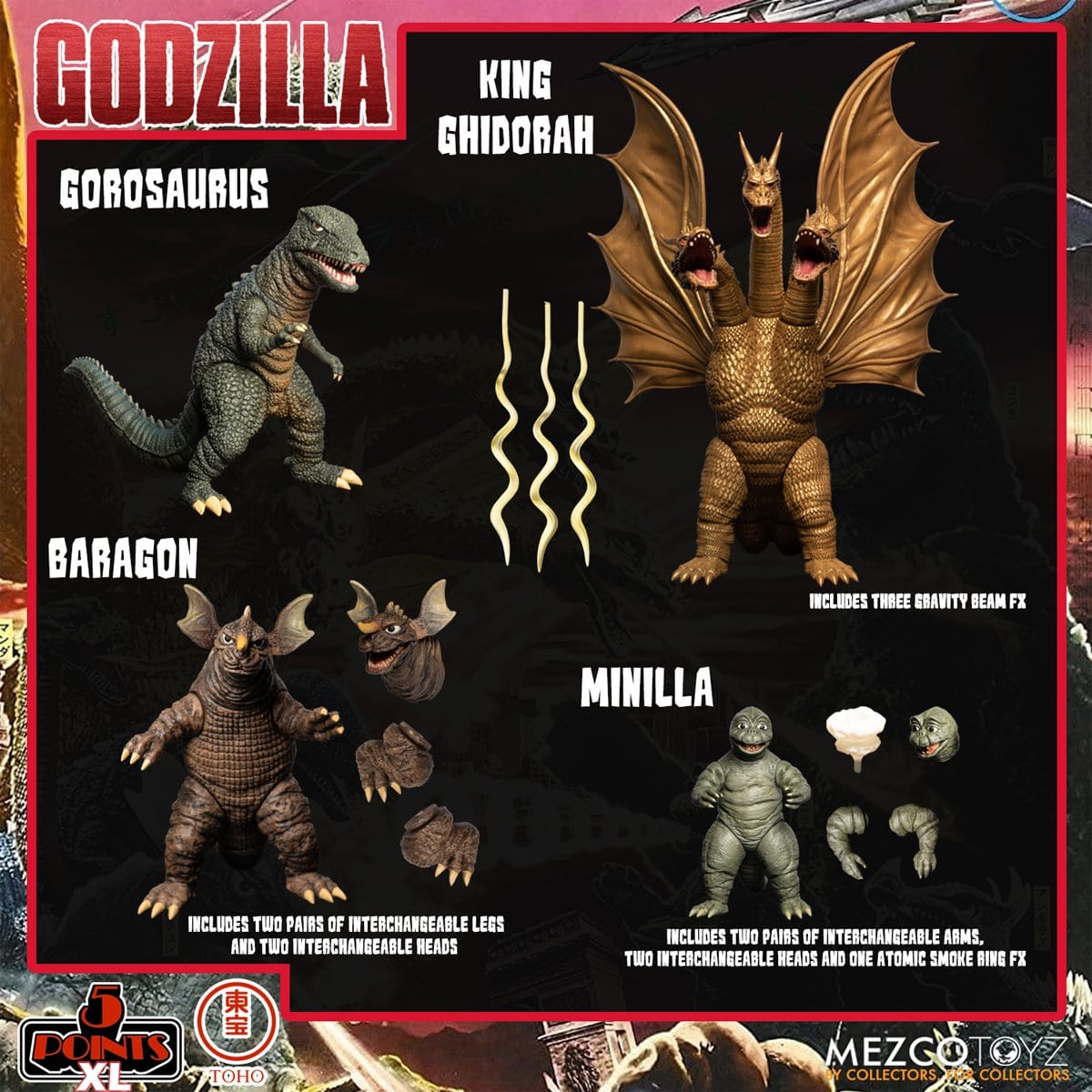 Godzilla: Destroy All Monsters (1968) 5 Points XL Round 2 Boxed Set Pop-O-Loco