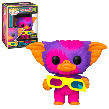 Gremlins Gizmo Black Light Pop! Vinyl Figure #1420 - EE Exclusive Pop-O-Loco