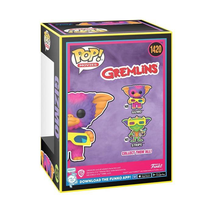Gremlins Gizmo Black Light Pop! Vinyl Figure #1420 - EE Exclusive Pop-O-Loco