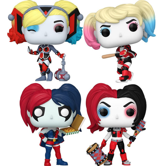 Harley Quinn Takeover Funko Pop! Vinyl Figure 4 Pack Bundle Pop-O-Loco