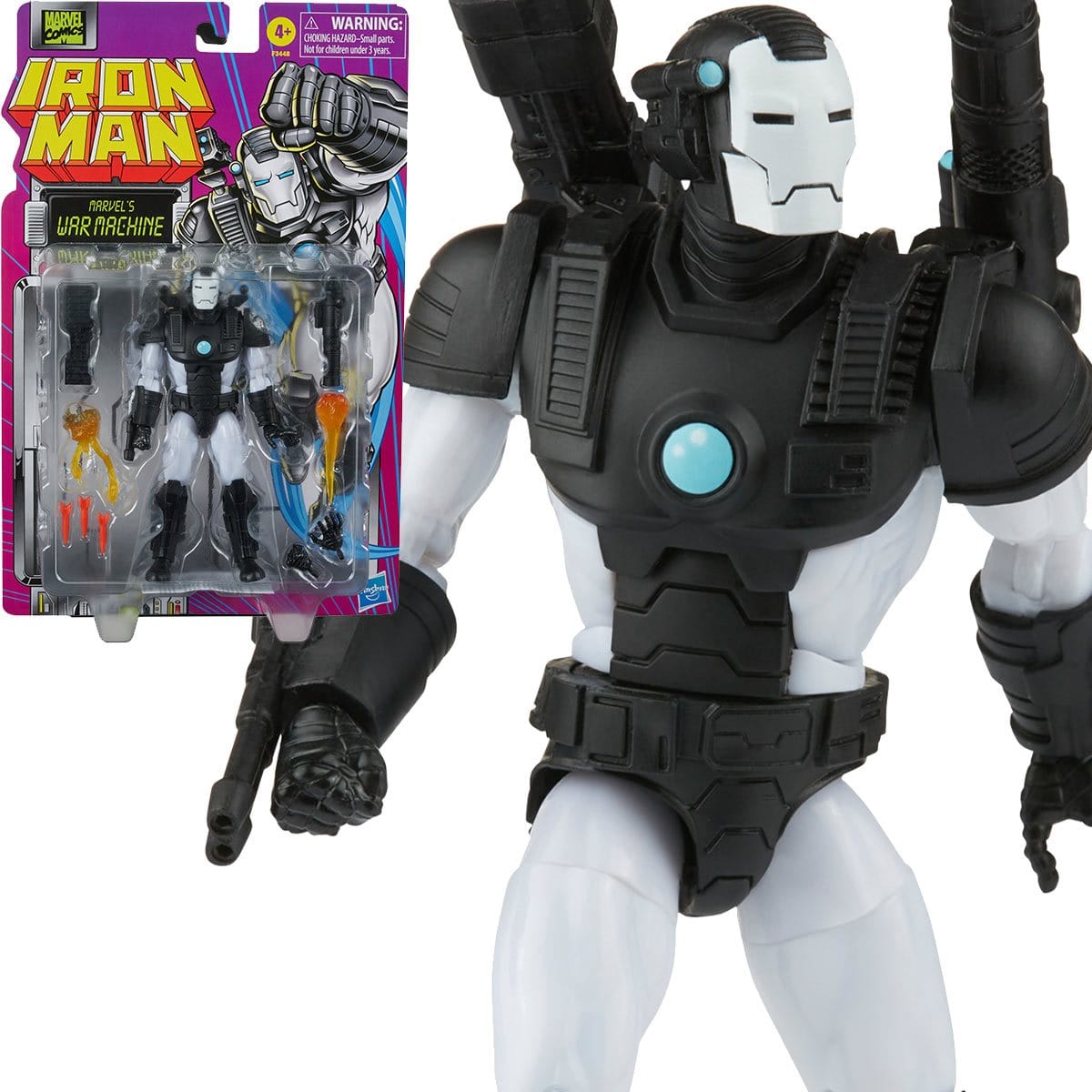 Iron Man Retro Marvel Legends War Machine 6-Inch Action Figure Pop-O-Loco