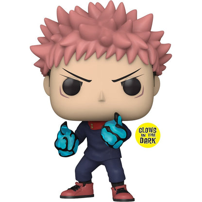 Jujutsu Kaisen Yuji Itadori Divergent Fist Glow-in-the Dark Funko Pop! Vinyl Figure #1376 - AAA Anime Exclusive Pop-O-Loco