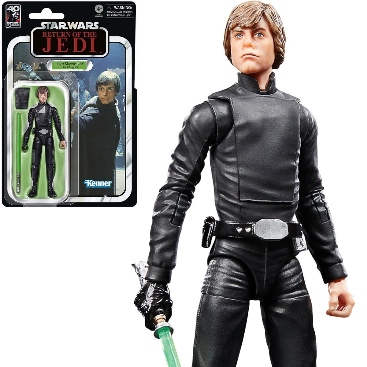 Luke Skywalker (Jedi Knight) The Black Series 6" - 40th Anniversary Edition Action Figure - Pop-O-Loco - Hasbro