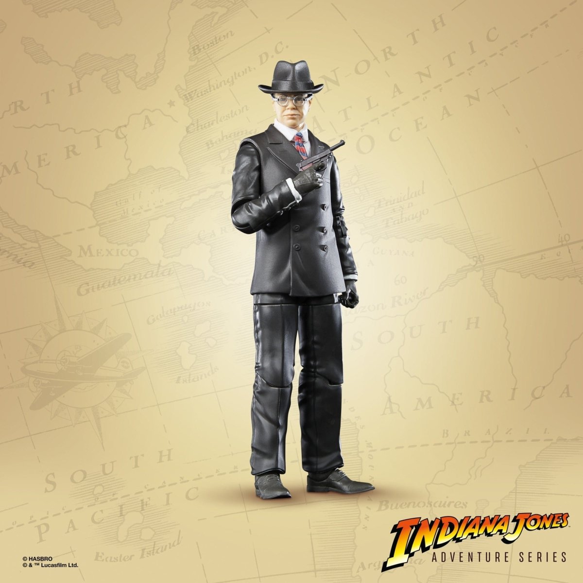 Major Arnold Toht - Indiana Jones Adventure Series - 6" Action Figure - Pop-O-Loco - Hasbro