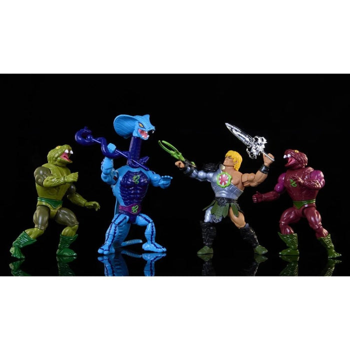 Masters of the Universe Origins Snake Men Exclusive Action Figure 4-Pack Pop-O-Loco