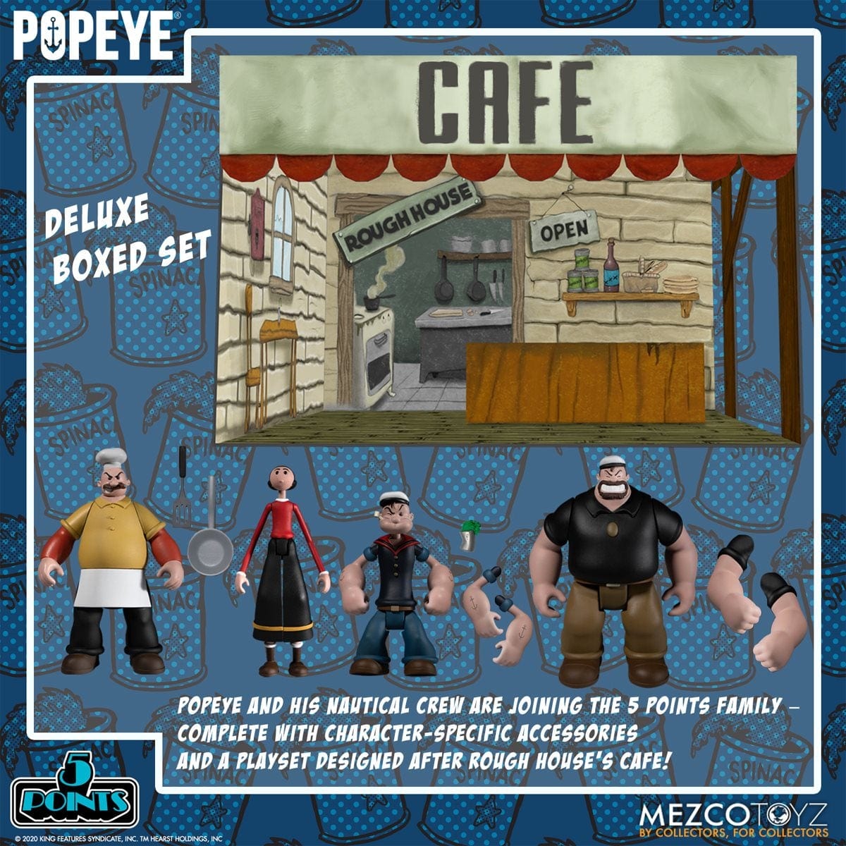 Popeye 5 Points Deluxe Box Set Pop-O-Loco