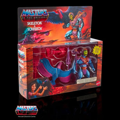 MOTU Origins Skeletor and Screeech Action Figure 2-Pk 5 1/2" Action Figure - Pop-O-Loco - Mattel