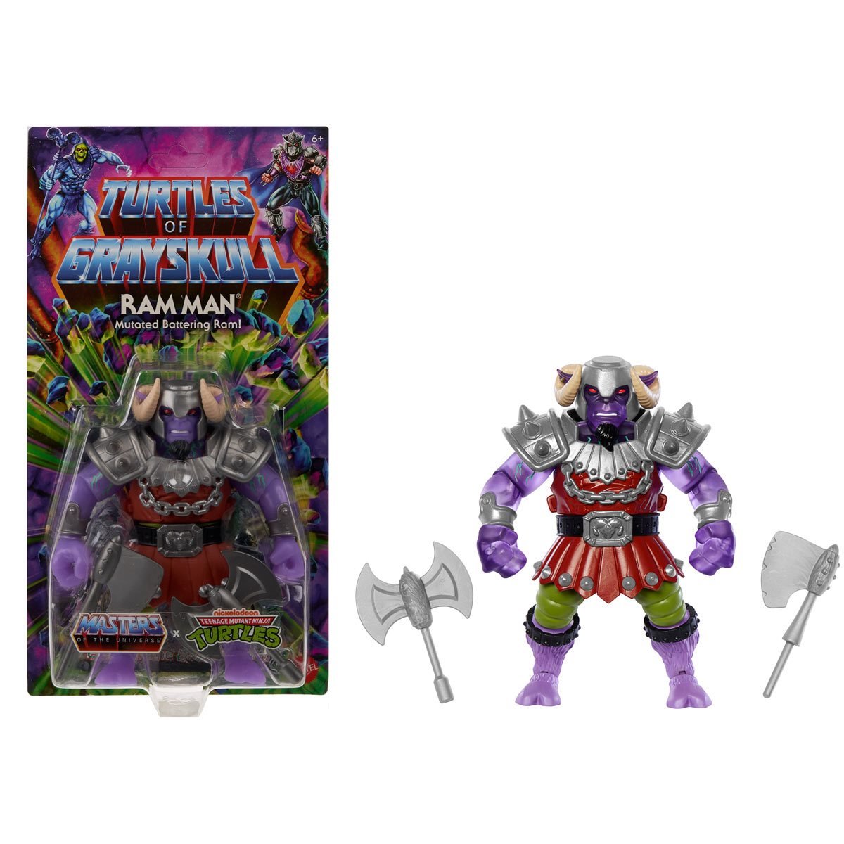 Mutated Ram Man Masters of the Universe: Origins Turtles of Grayskull Pop-O-Loco