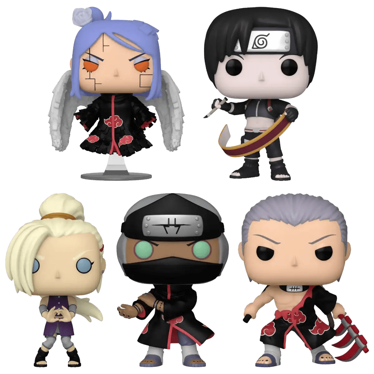 Naruto Funko POP Wave 12 - 5 pack bundle Pop-O-Loco