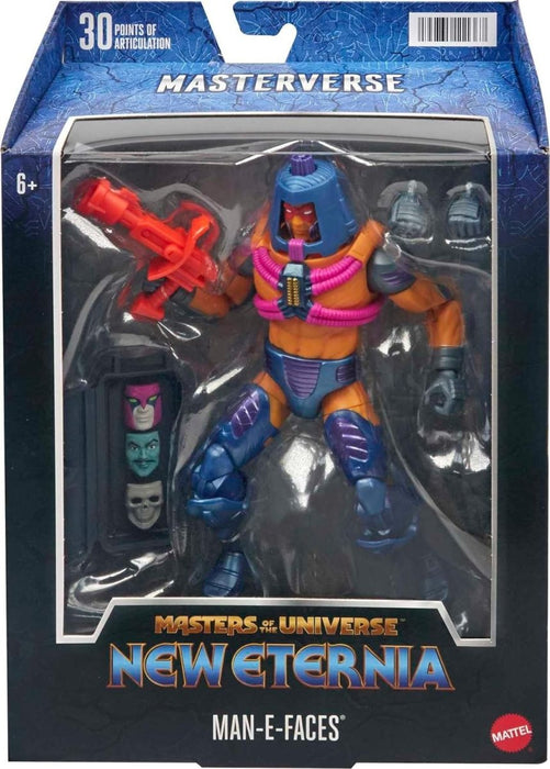 New Eternia Man-E-Faces Masters of the Universe Masterverse 7" Action Figure Pop-O-Loco