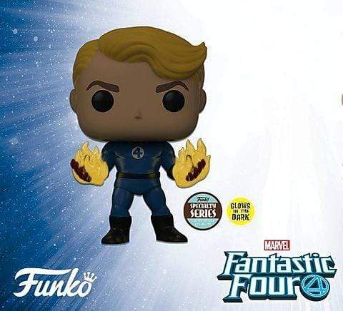 POP! Funko Marvel Fantastic Four Human Torch (Specialty Series) #568 - Pop-O-Loco - Funko