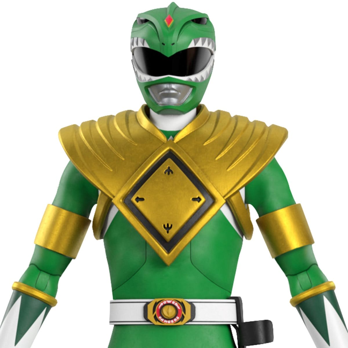 Power Rangers Ultimates Mighty Morphin Green Ranger 7-Inch Action Figure Pop-O-Loco