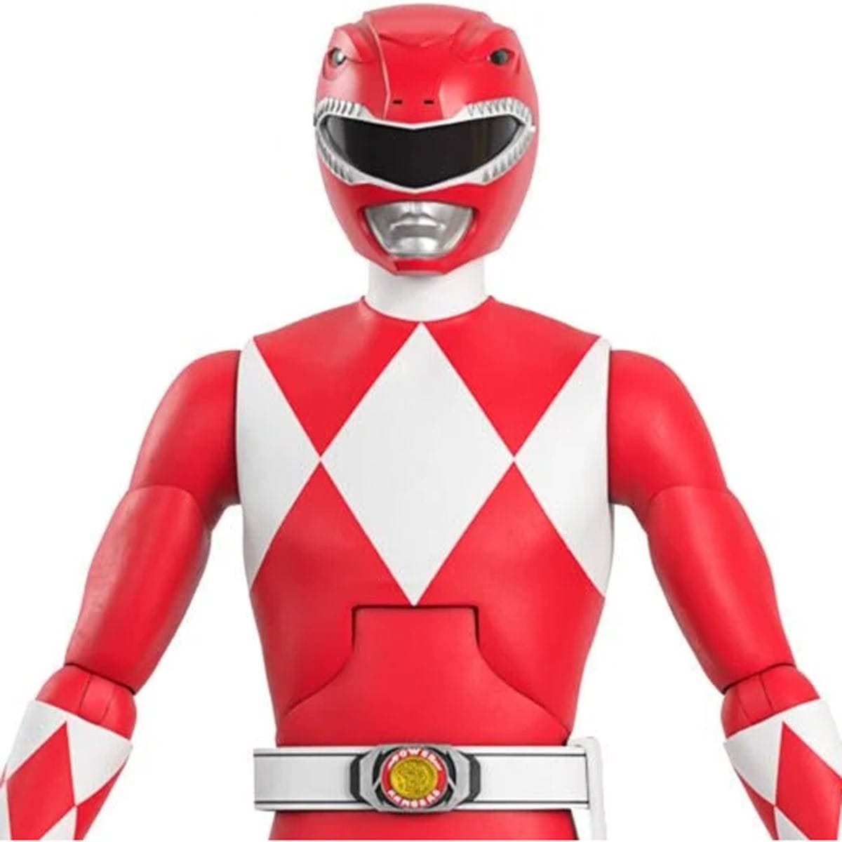 Power Rangers Ultimates Mighty Morphin Red Ranger 7-Inch Action Figure - Pop-O-Loco - Super7 Pre-Order