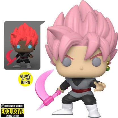 Rose Goku Funko POP! Anime - Dragon Ball Super Saiyan Black Glow-in-the-Dark Exclusive Pop-O-Loco