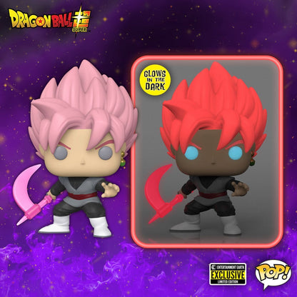 Rose Goku Funko POP! Anime - Dragon Ball Super Saiyan Black Glow-in-the-Dark Exclusive Pop-O-Loco