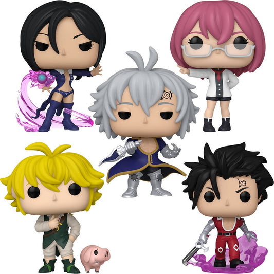 Seven Deadly Sins Wave 2 Funko Pop! 5 POP Bundle Pop-O-Loco