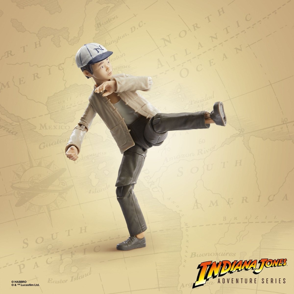 Short Round - Indiana Jones Adventure Series - Action Figure - Pop-O-Loco - Hasbro