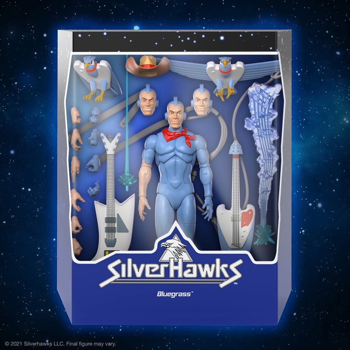 SilverHawks Ultimates Bluegrass 7-Inch Action Figure - Pop-O-Loco - Super7