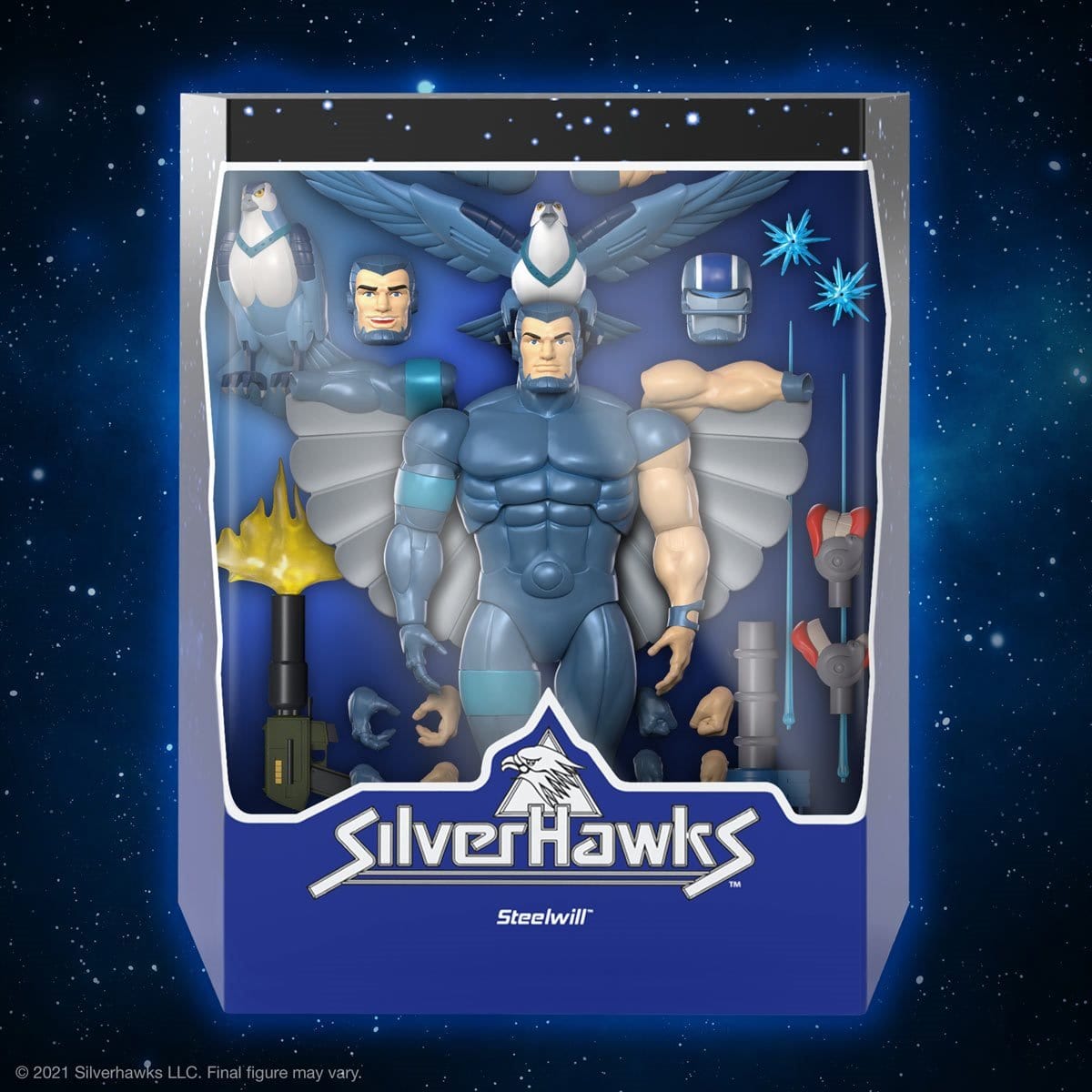 SilverHawks Ultimates Steelwill 7-Inch Action Figure - Pop-O-Loco - Super7