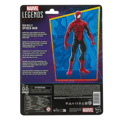 Spider-Man Retro Marvel Legends Ben Reilly Spider-Man 6-Inch Action Figure Pop-O-Loco