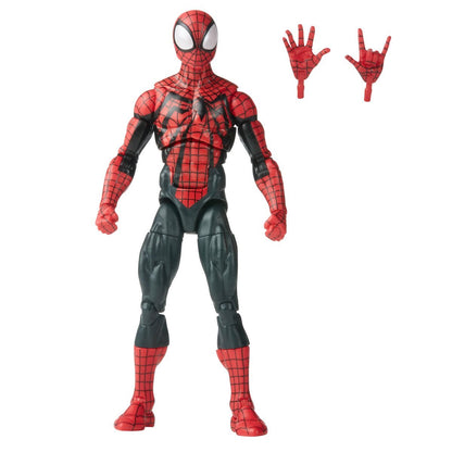 Spider-Man Retro Marvel Legends Ben Reilly Spider-Man 6-Inch Action Figure Pop-O-Loco