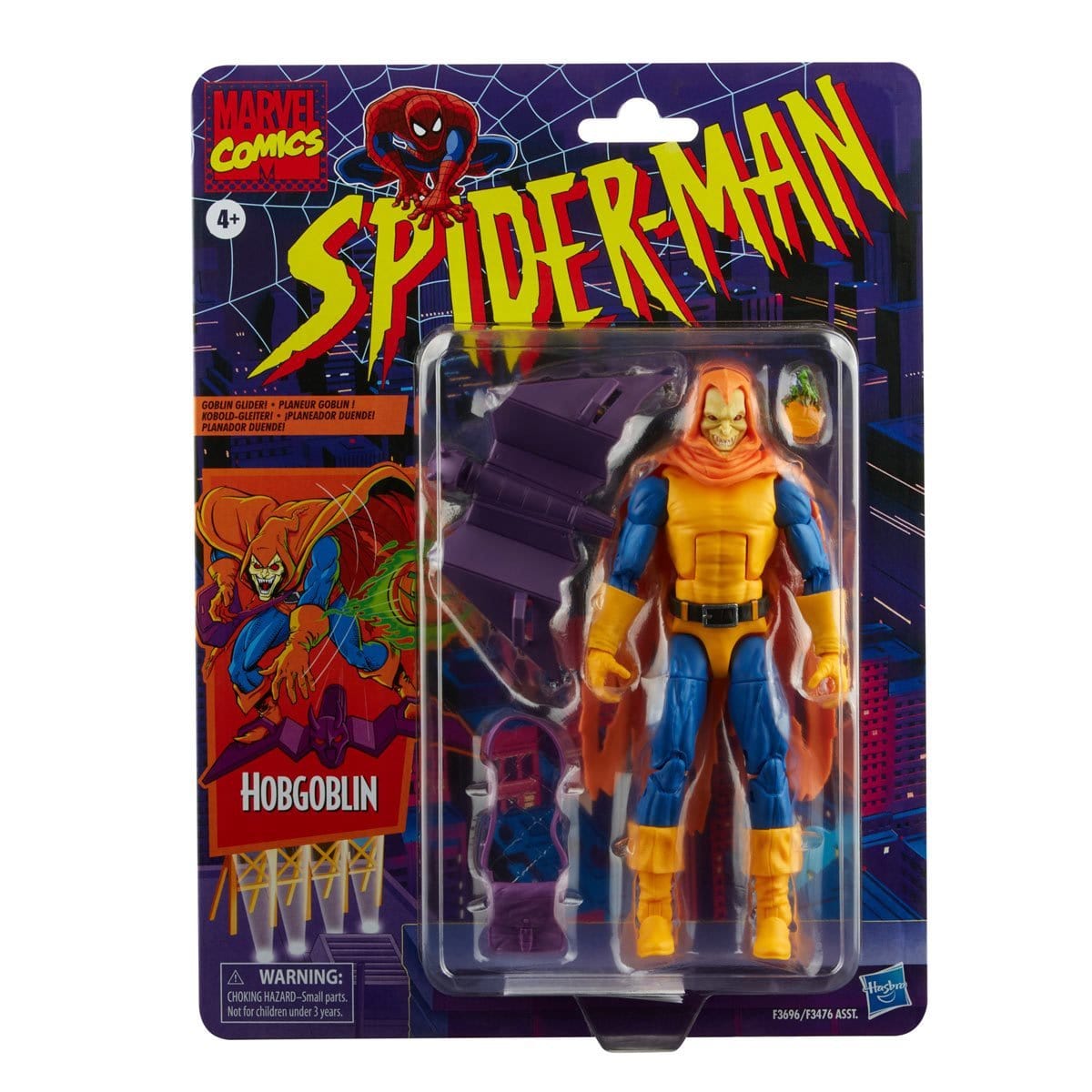 Spider-Man Retro Marvel Legends Hobgoblin 6-inch Action Figure - Pop-O-Loco - Hasbro