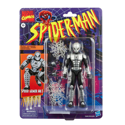 Spider-Man Retro Marvel Legends Legends Spider-Armor MK I 6-inch Action Figure Pop-O-Loco