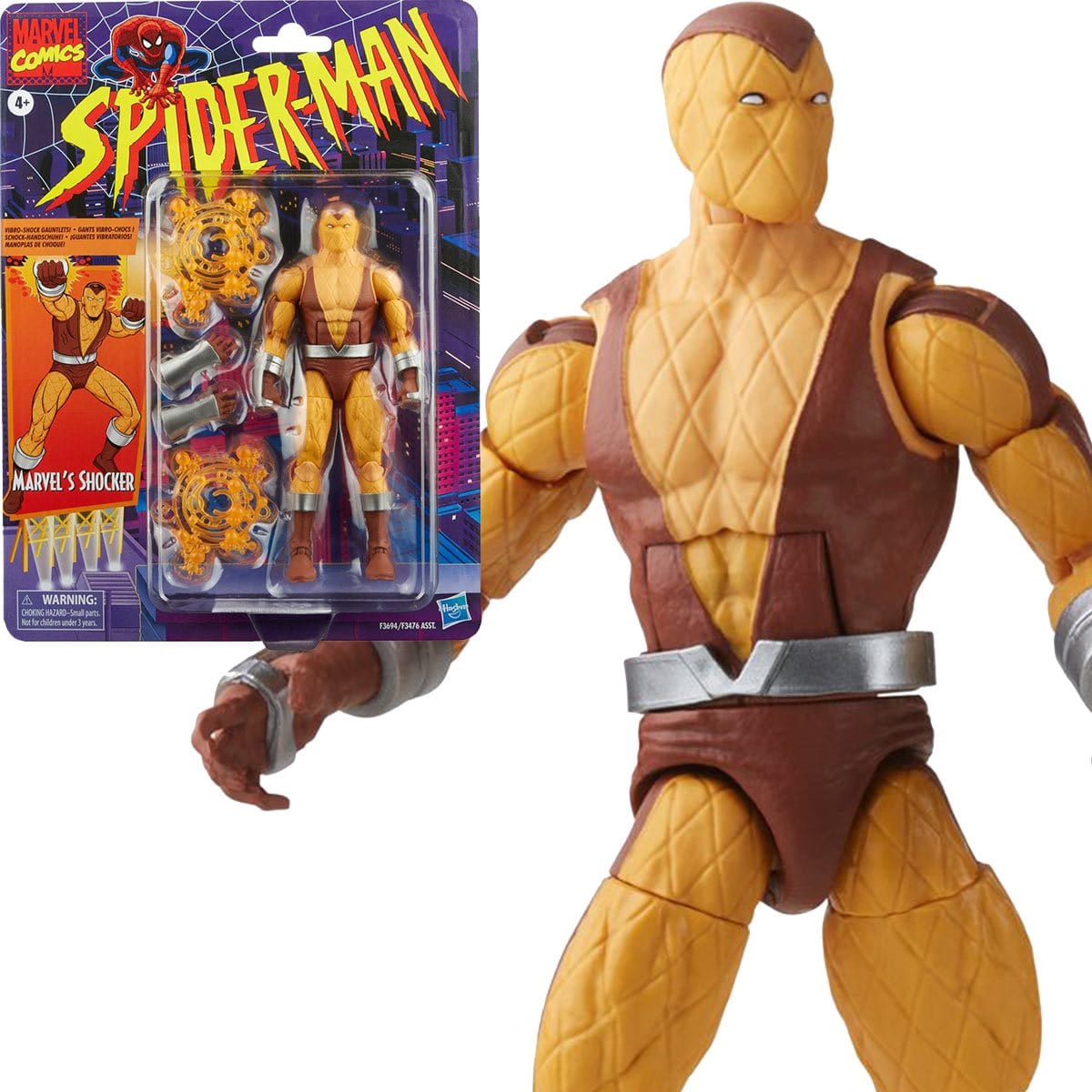 Spider-Man Retro Marvel Legends Shocker 6-inch Action Figure Pop-O-Loco