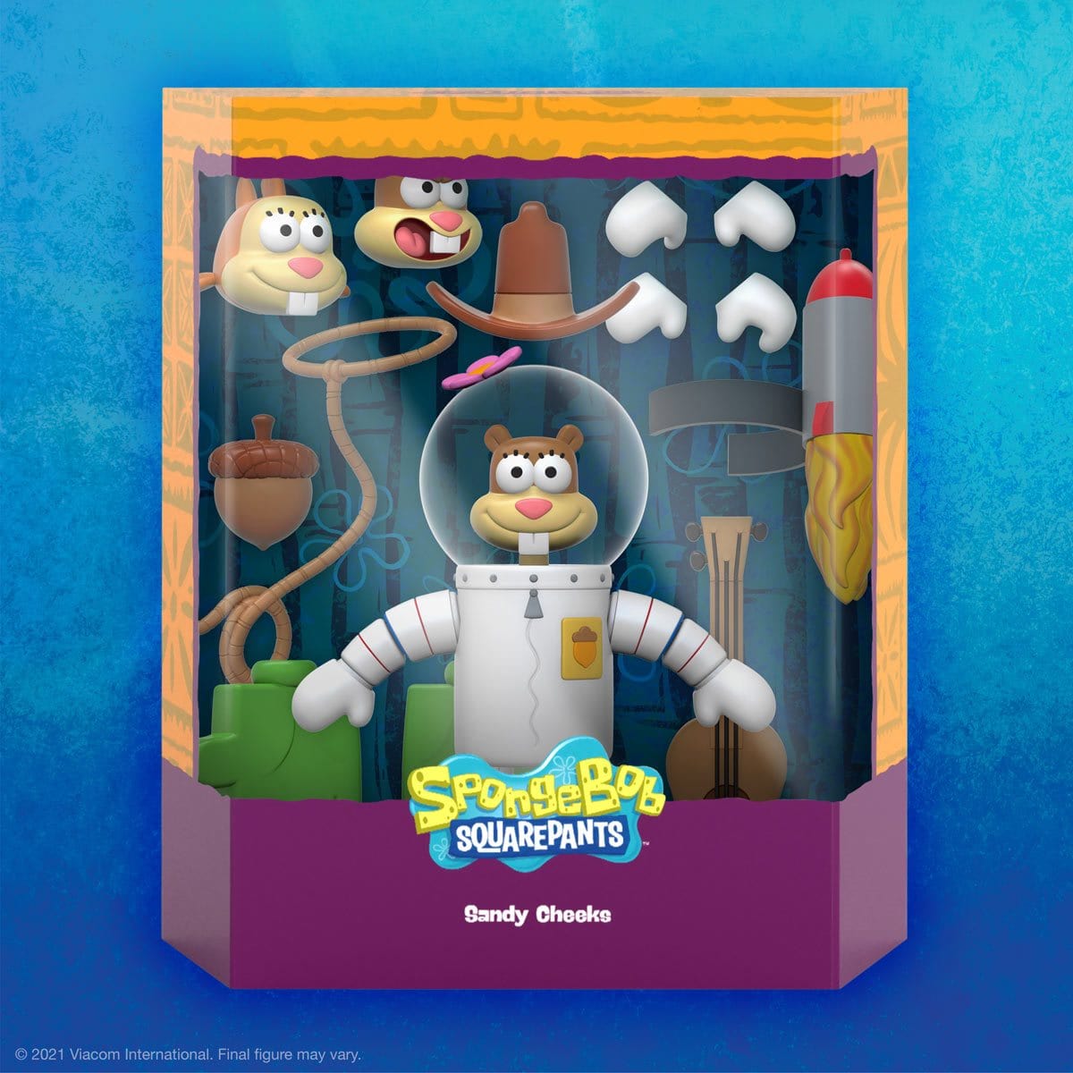 SpongeBob Squarepants Sandy Cheeks Super7 Ultimates 7-Inch Action Figure - Pop-O-Loco - Super7 Pre-Order