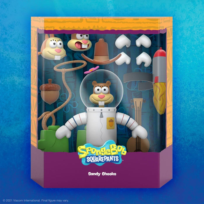 SpongeBob Squarepants Sandy Cheeks Super7 Ultimates 7-Inch Action Figure Pop-O-Loco