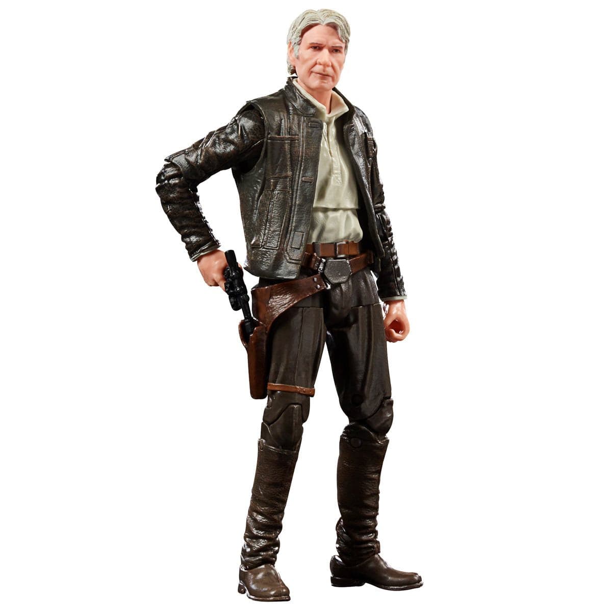 Star Wars The Black Series Archive Han Solo (The Force Awakens) 6-Inch Action Figure - Pop-O-Loco - Hasbro