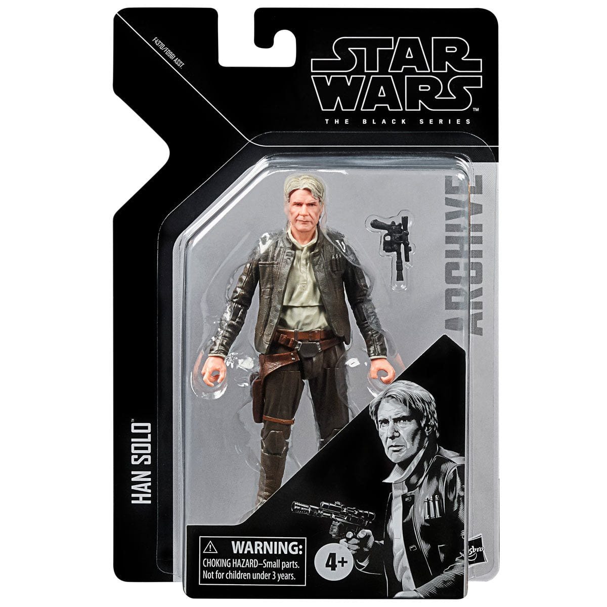 Star Wars The Black Series Archive Han Solo (The Force Awakens) 6-Inch Action Figure - Pop-O-Loco - Hasbro