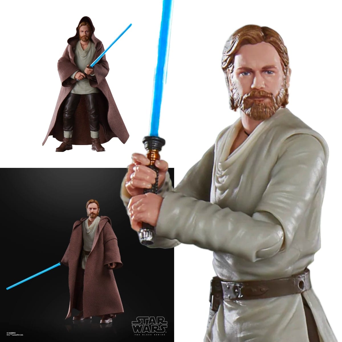 Star Wars The Black Series Obi-Wan Kenobi (Wandering Jedi) 6" Action Figure Pop-O-Loco