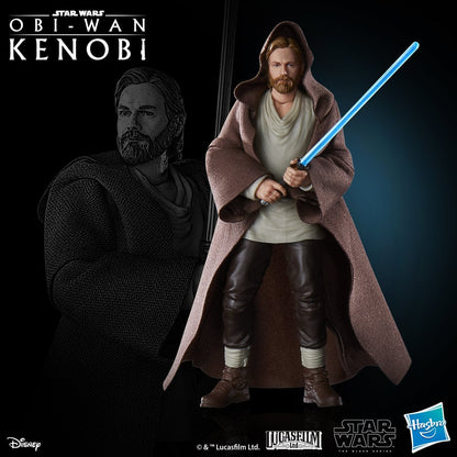 Star Wars The Black Series Obi-Wan Kenobi (Wandering Jedi) 6" Action Figure Pop-O-Loco