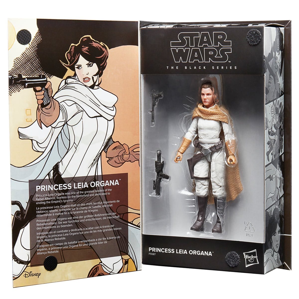 Star Wars The Black Series Princess Leia Organa (Comic) 6-Inch Action Figure Pop-O-Loco