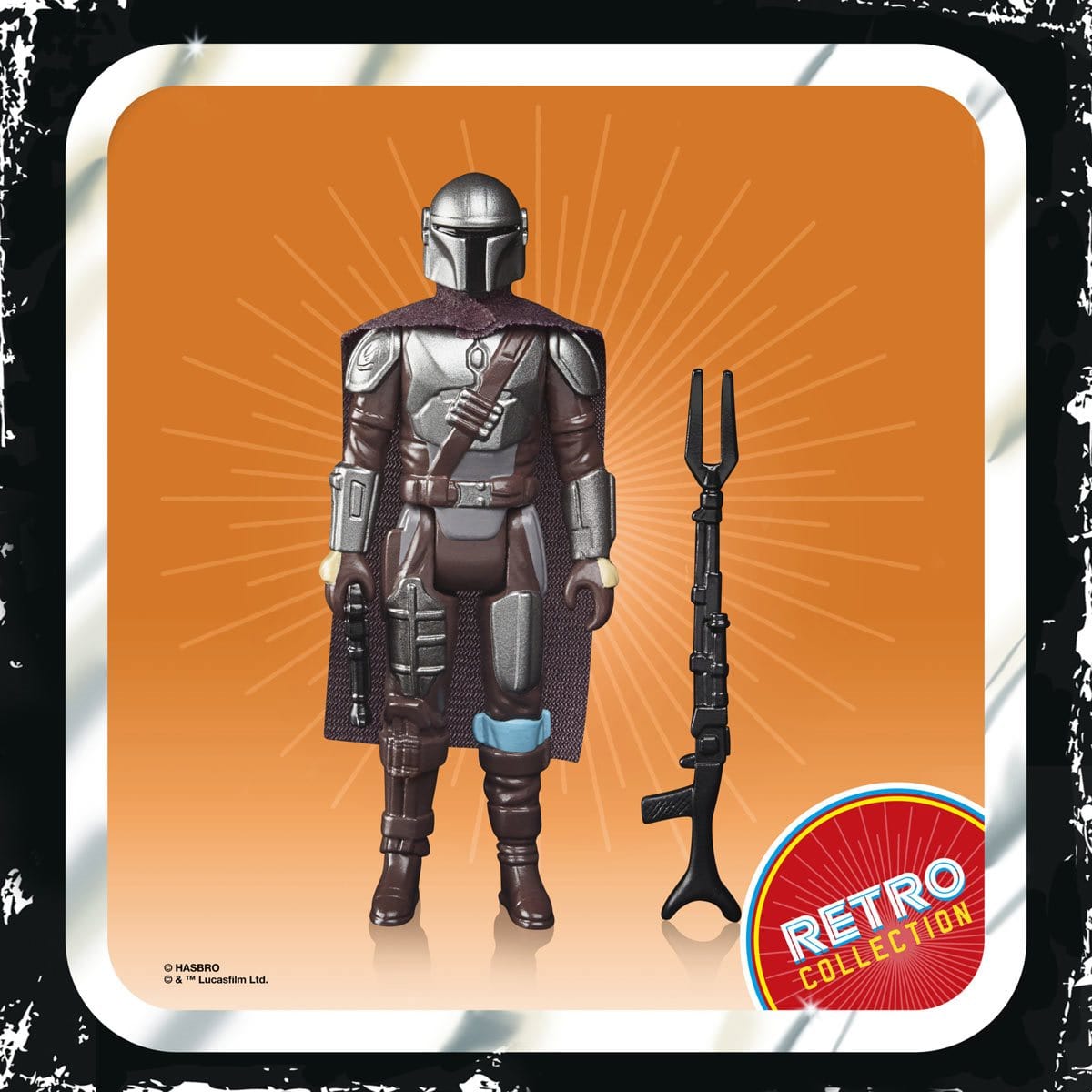 Star Wars The Retro Collection The Mandalorian (Beskar) 3 3/4-Inch Action Figure Pop-O-Loco