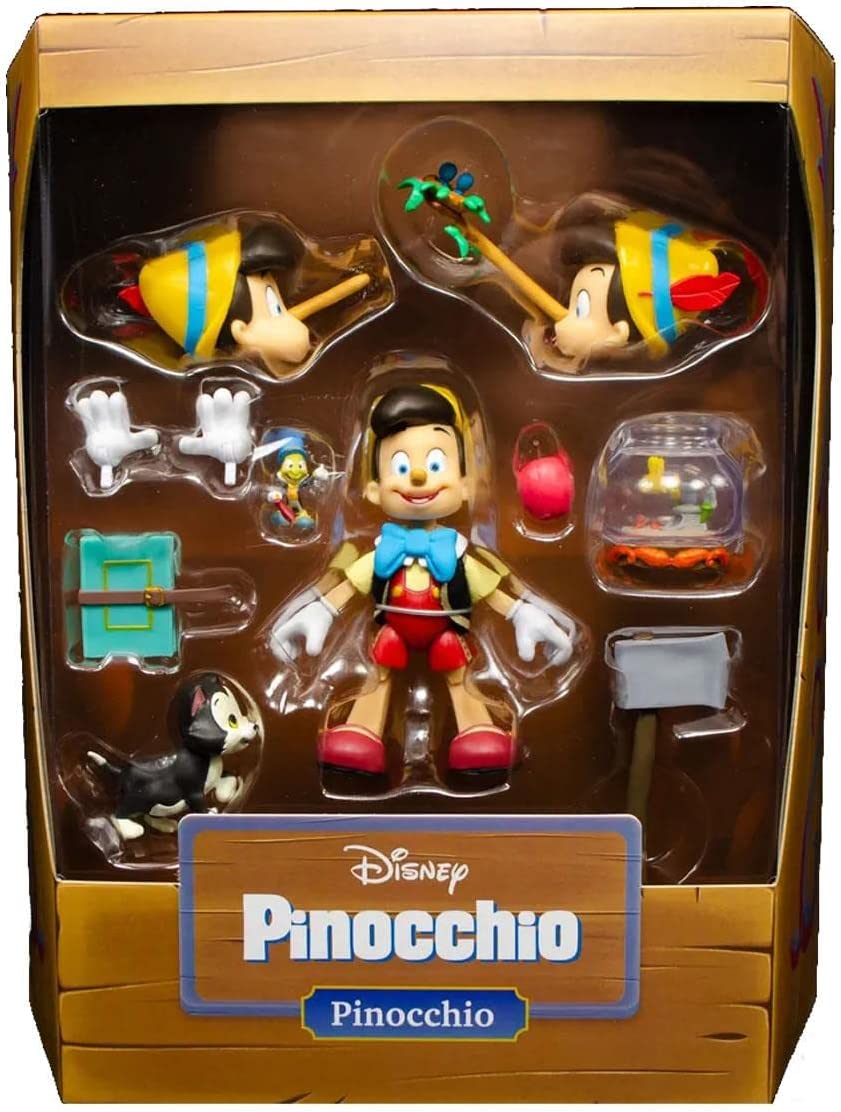 Super7 Ultimates: Disney Pinocchio Action Figure Pop-O-Loco