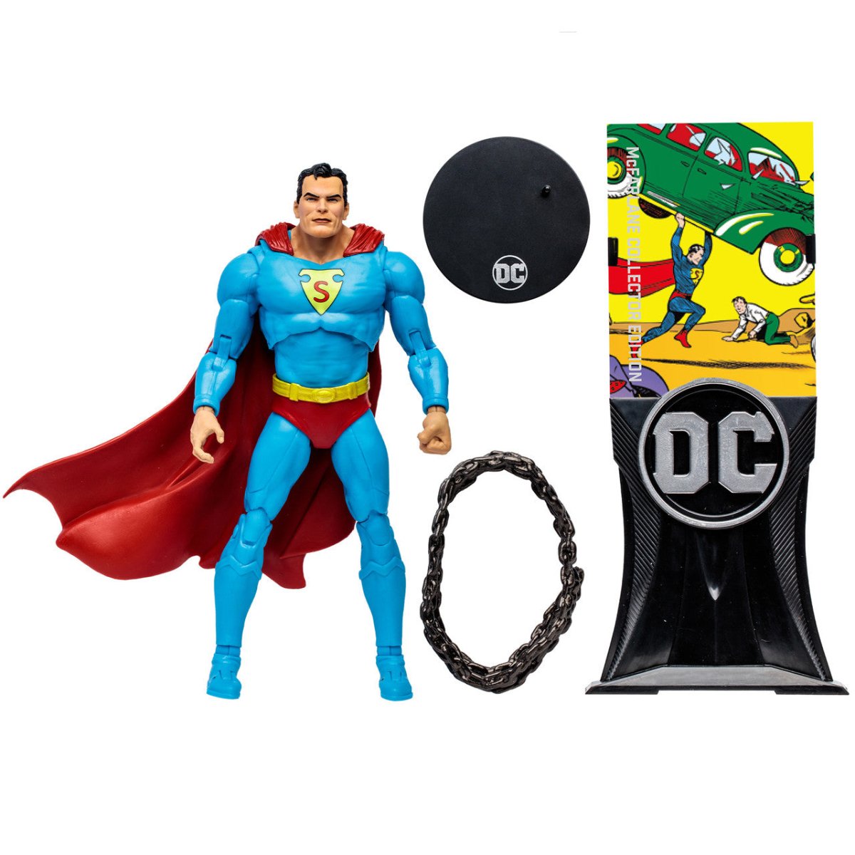 Superman Action Comics #1 DC McFarlane Collector Edition 7 in Scale Action Figure Pop-O-Loco