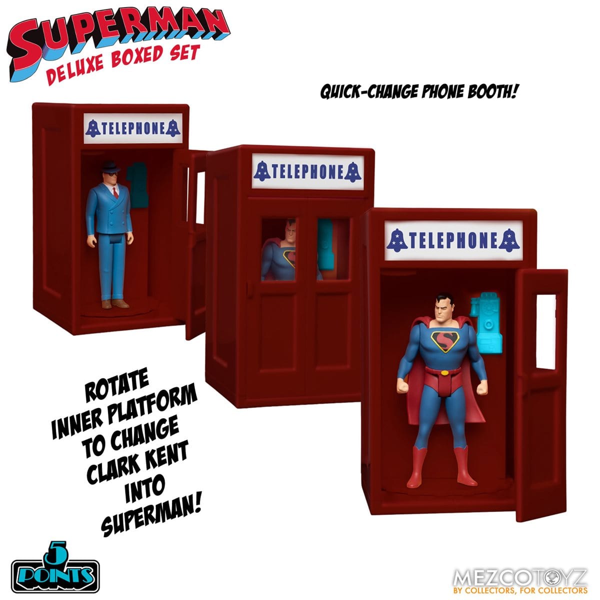 Superman - The Mechanical Monsters (1941): Deluxe Boxed Set - Pop-O-Loco - Mezco