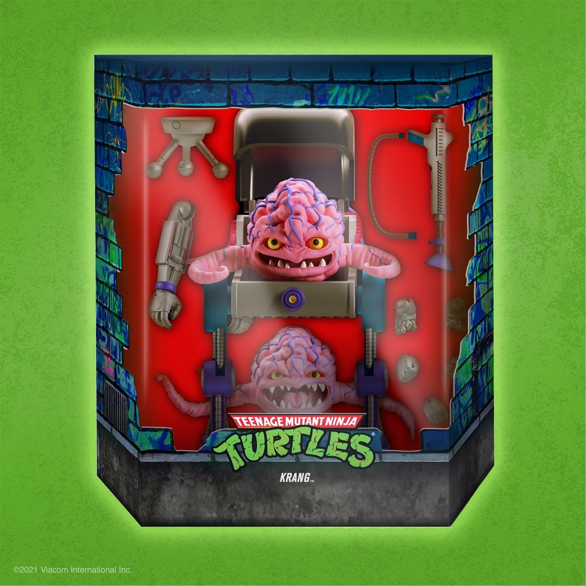 Teenage Mutant Ninja Turtles Ultimates Krang 7-Inch Action Figure - Pop-O-Loco - Super7