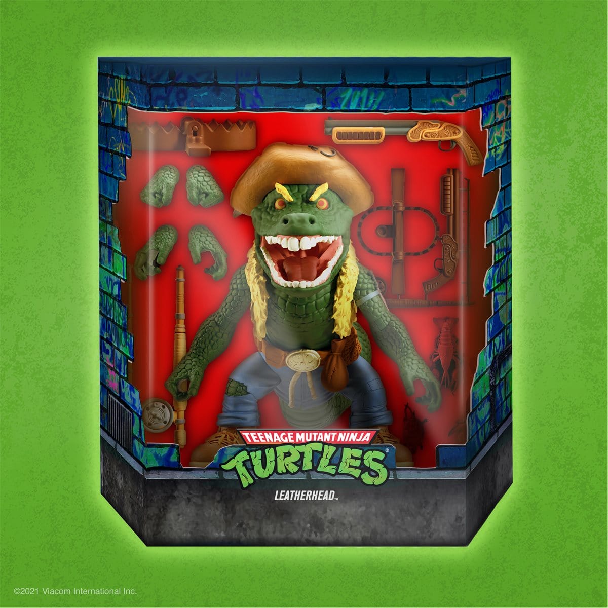 Teenage Mutant Ninja Turtles Ultimates Leatherhead 7-Inch Action Figure Pop-O-Loco
