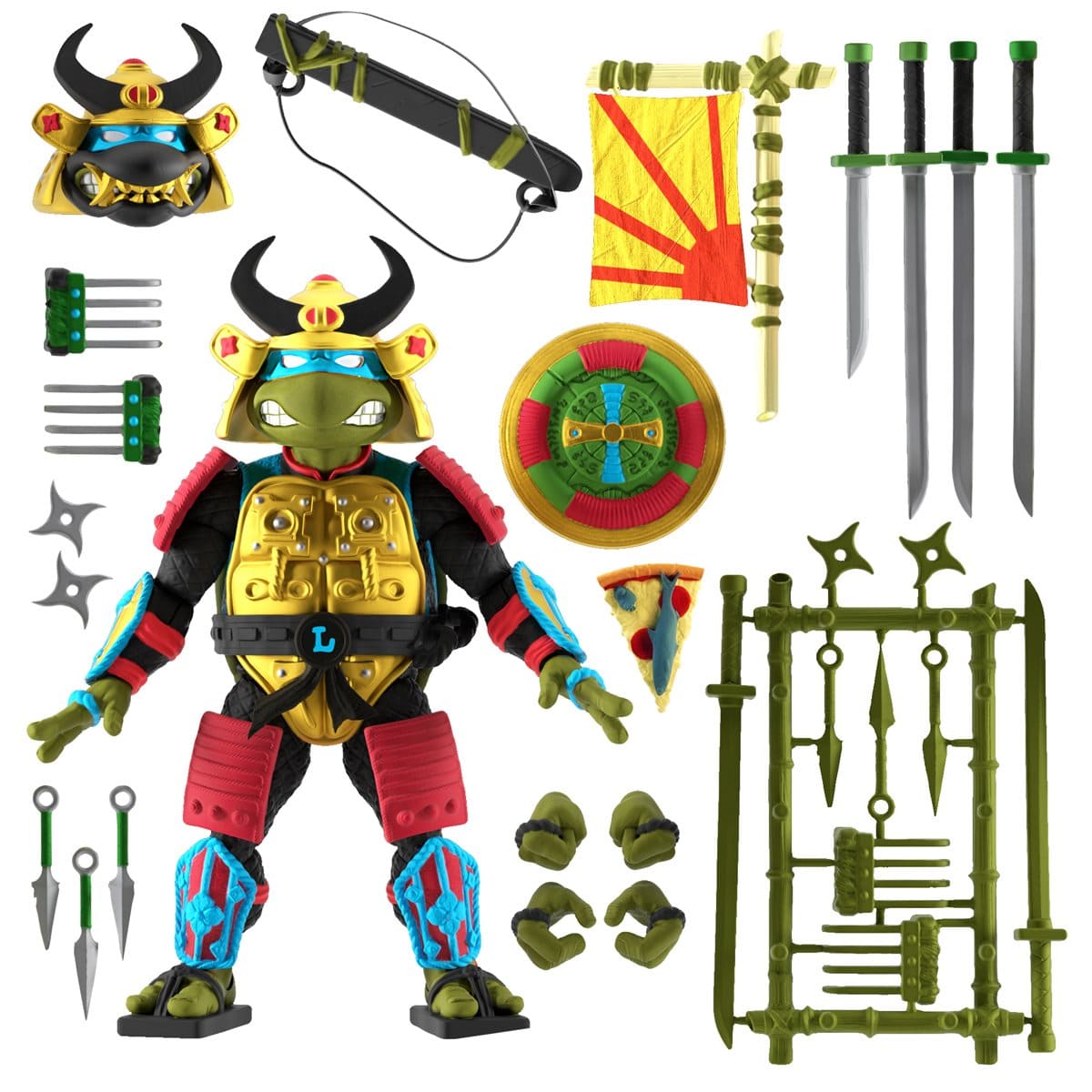 Teenage Mutant Ninja Turtles Ultimates Leo the Sewer Samurai 7-Inch Action Figure - Pop-O-Loco - Super7