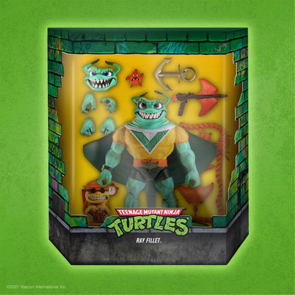 Teenage Mutant Ninja Turtles Ultimates Ray Fillet 7-Inch Action Figure Pop-O-Loco