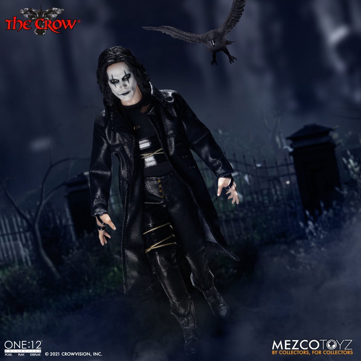 The Crow One:12 Collective Action Figure - Pop-O-Loco - Mezco